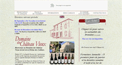 Desktop Screenshot of domainechateauvieux.fr